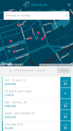 Appraise Search Page
